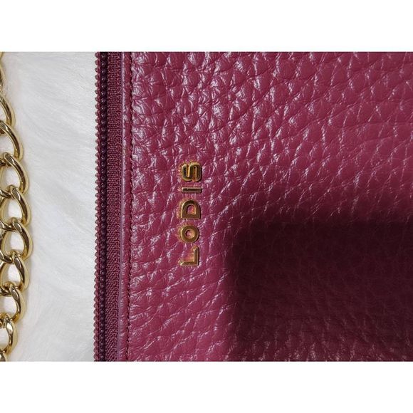 Lodis Leather Crossbody With Chain Strap - Picture 3 of 6